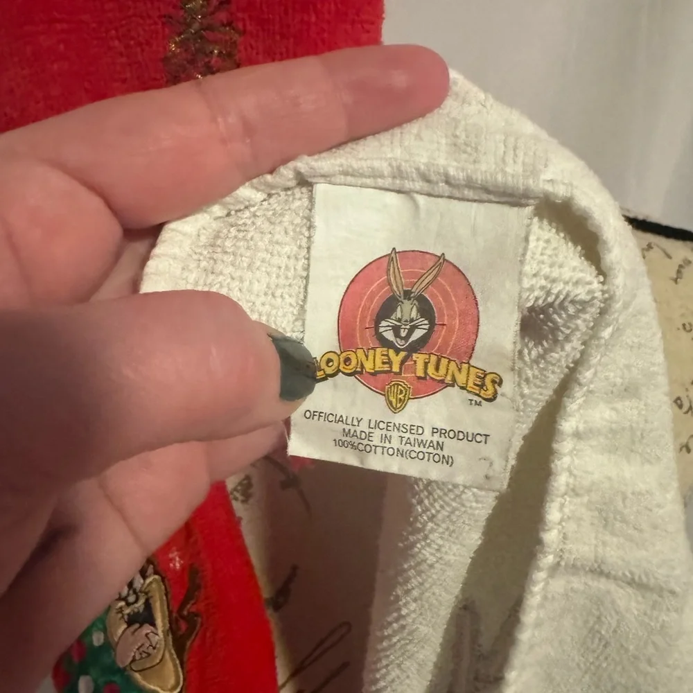 Vintage Christmas hand towels